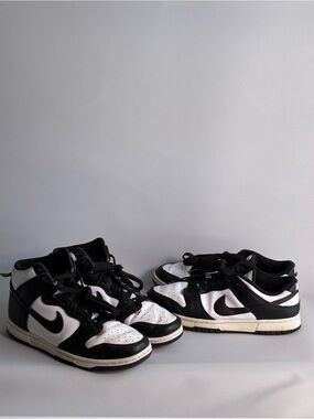 Nike Panda Dunks Low-Top & High-Top Athletic Sneakers Duo